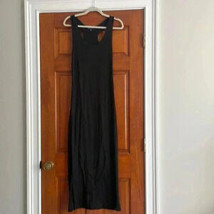 Black maxi dress stretchy